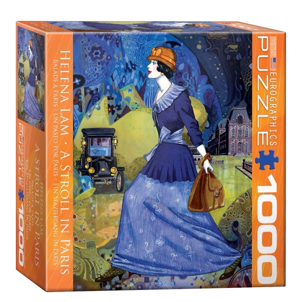 EuroGraphics A Stroll in Paris by Helena Lam Jigsaw Puzzle(Small Box 1000-Piece)